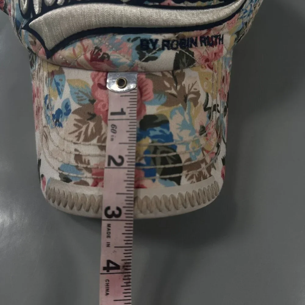 Robin Ruth North Carolina Cap Quilted Floral Adjustable Baseball Hat Sportswear